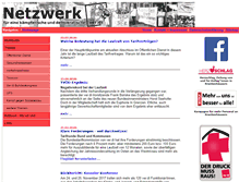 Tablet Screenshot of netzwerk-verdi.de